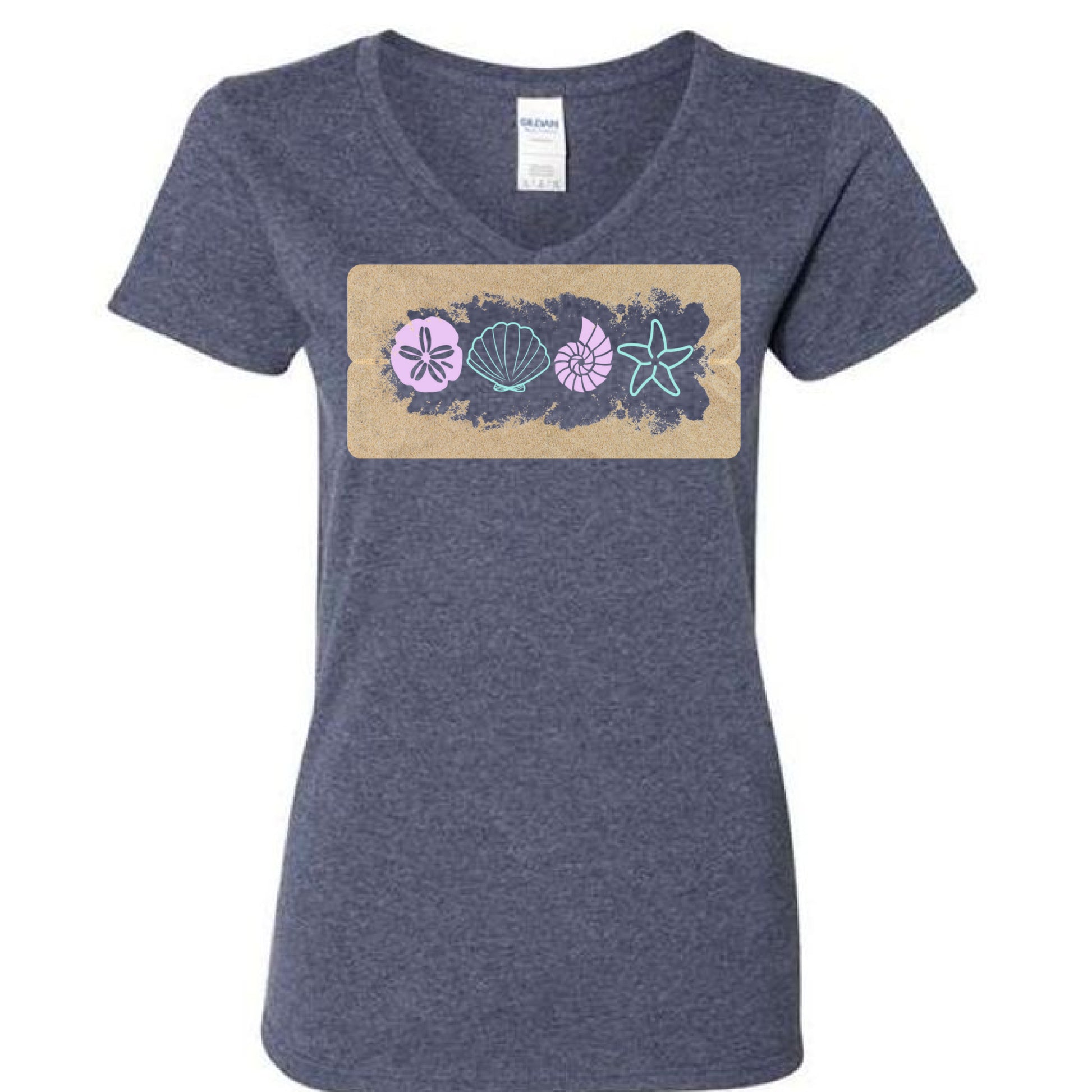 Heather Navy - FRONT